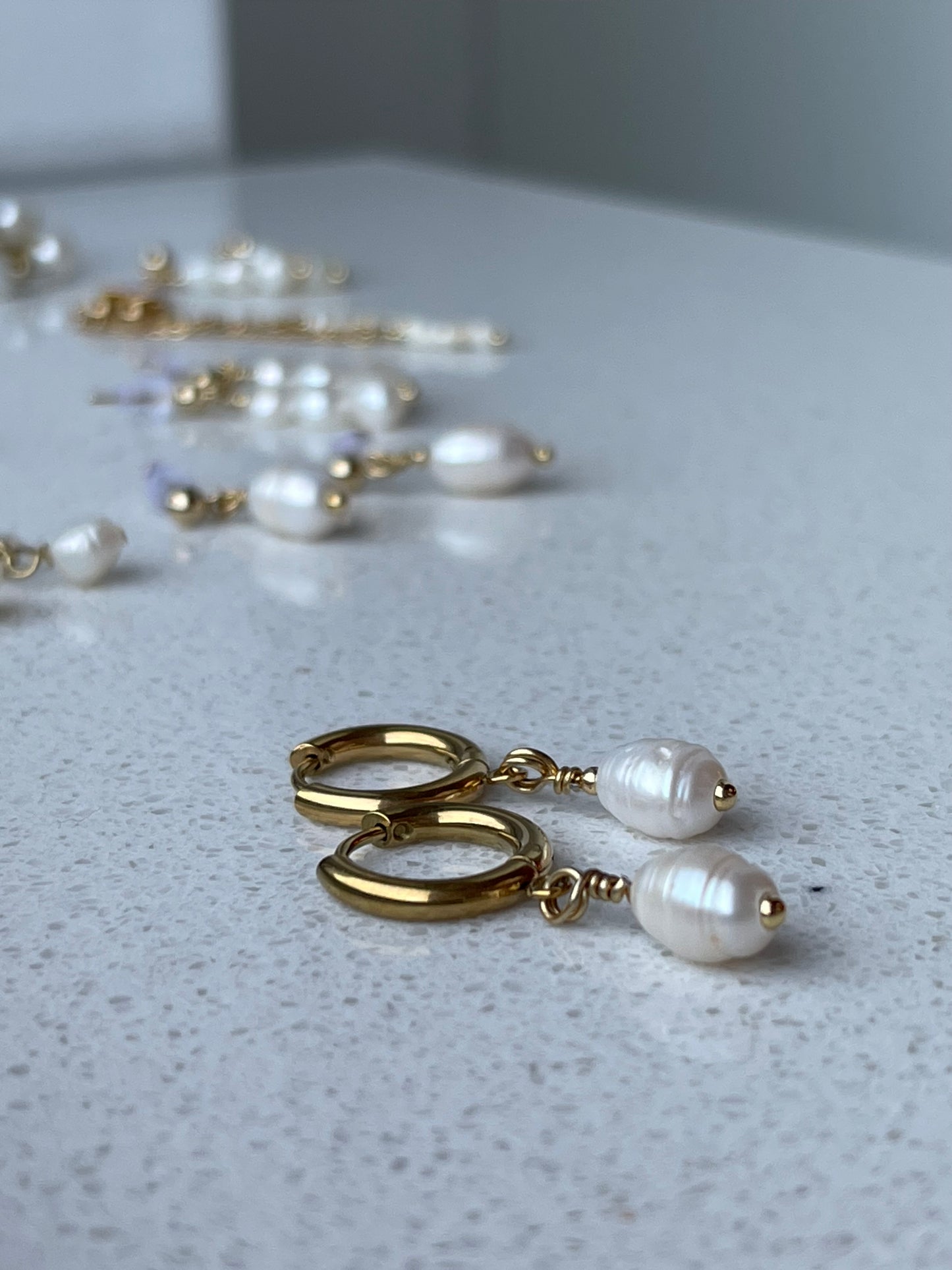 Pearl earrings ❥
