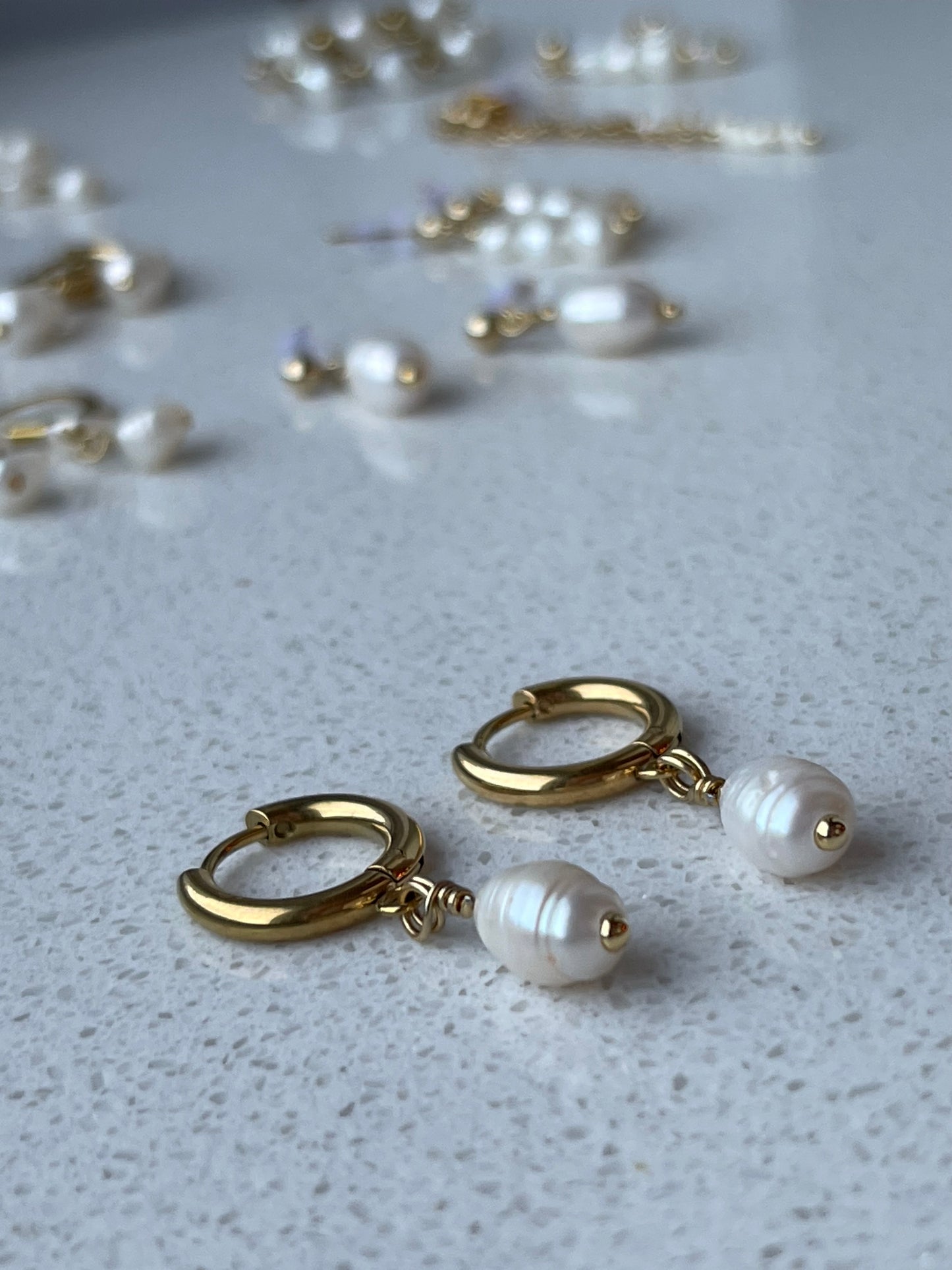 Pearl earrings ❥