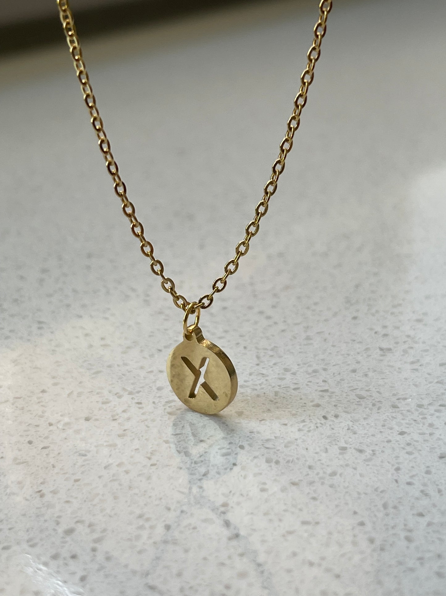 Ketting met hanger X