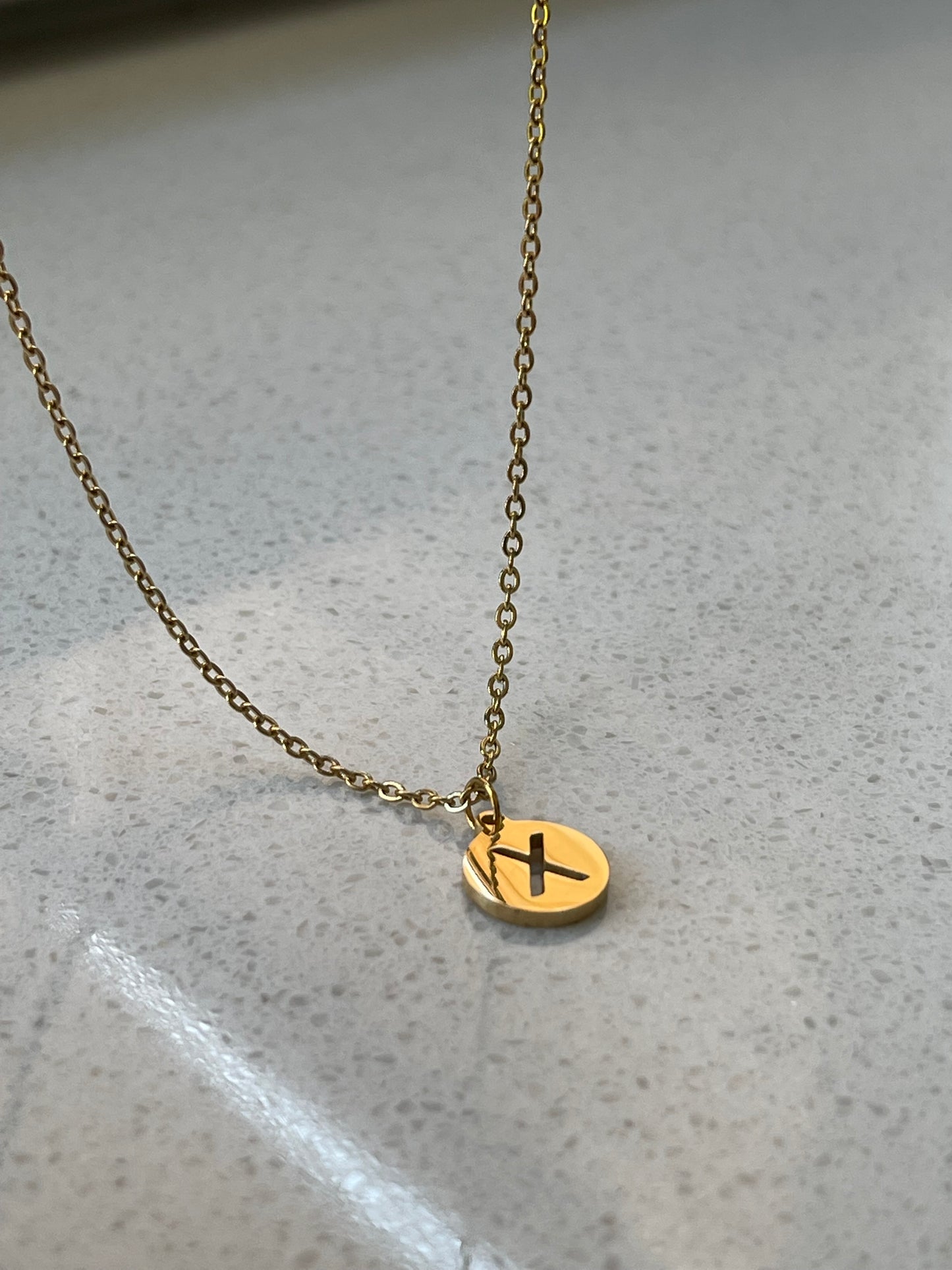 Ketting met hanger X