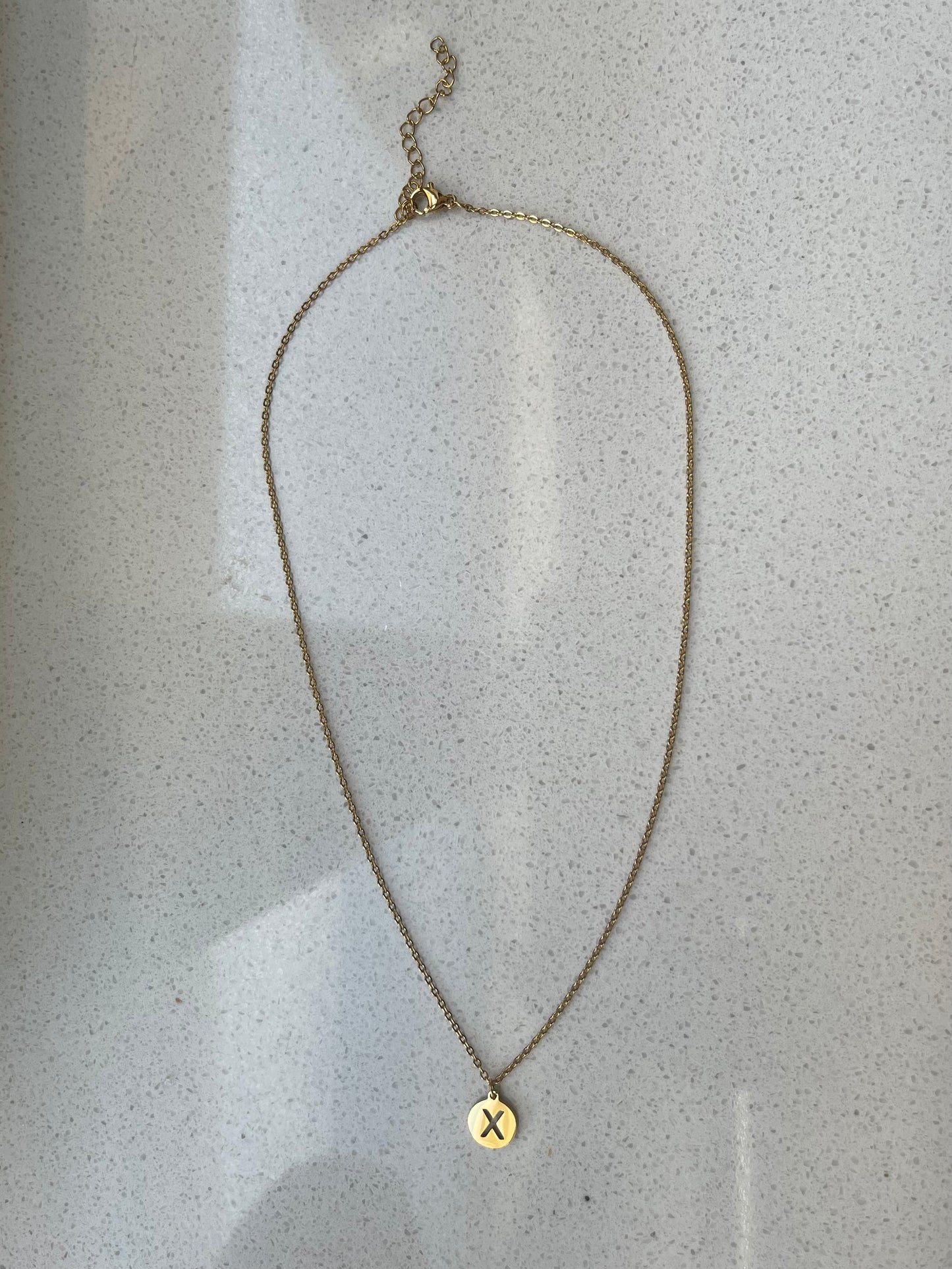 Ketting met hanger X