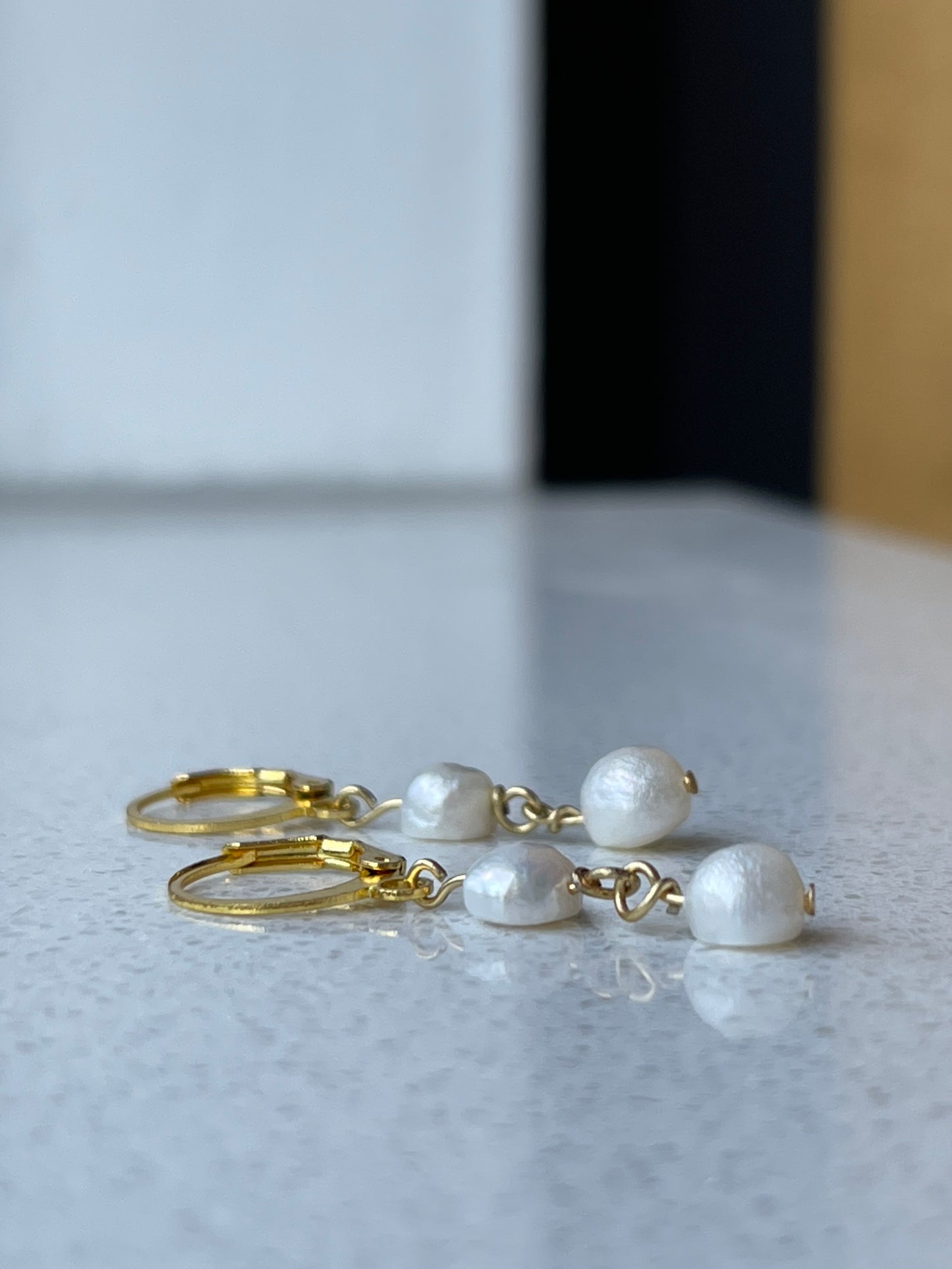 Pearl earrings ❥