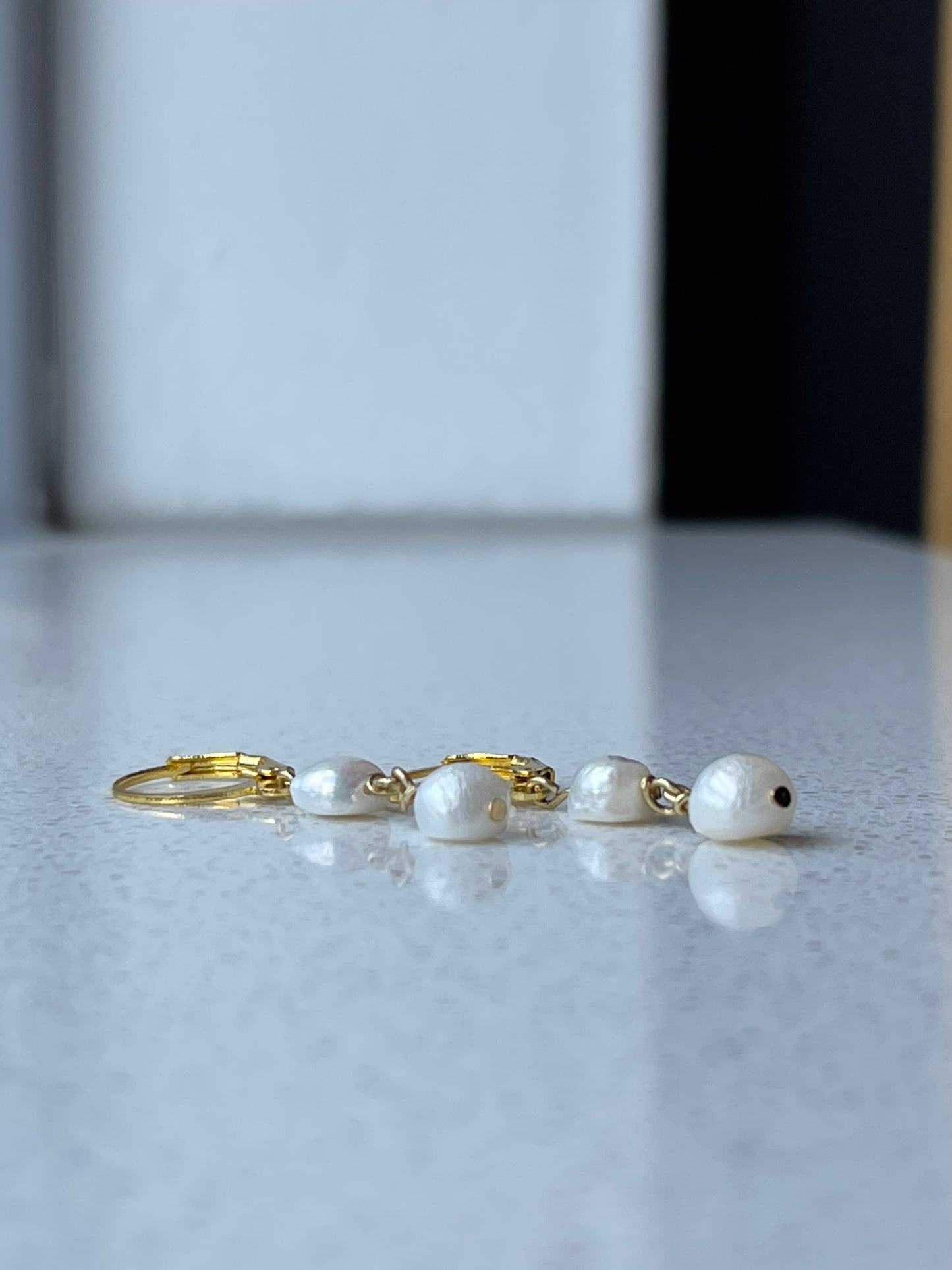 Pearl earrings ❥