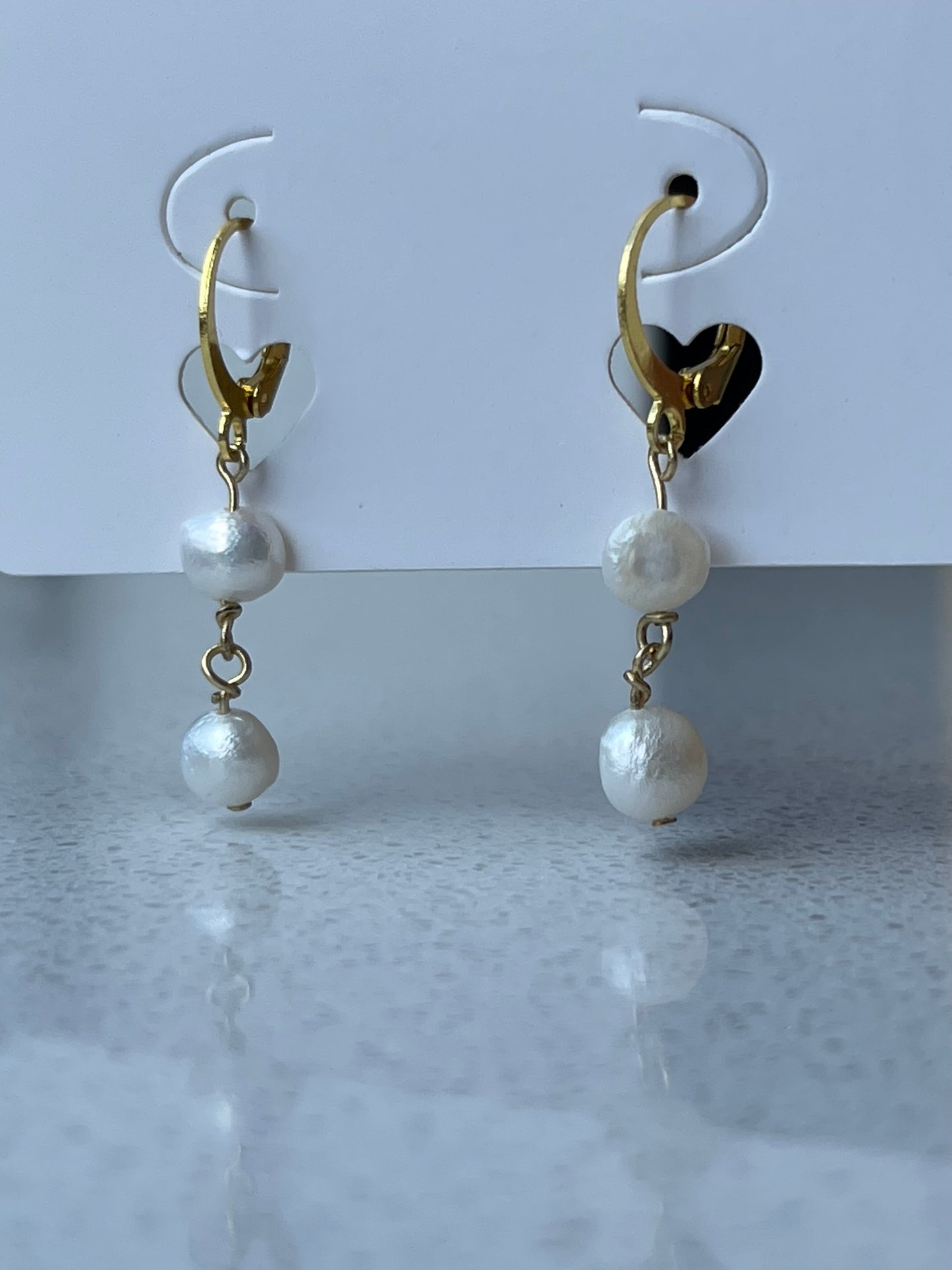 Pearl earrings ❥