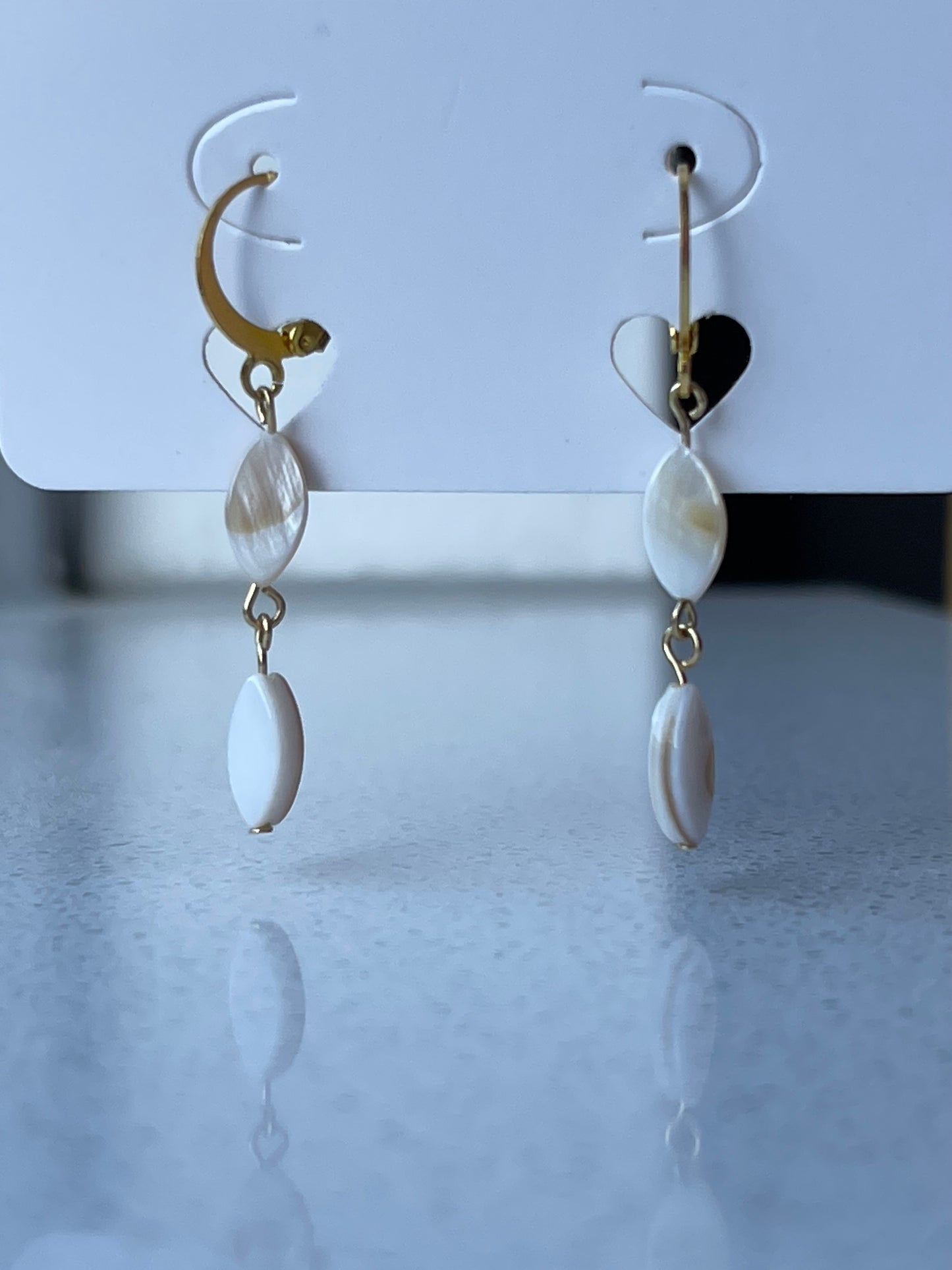Shell Earrings Oval ❥