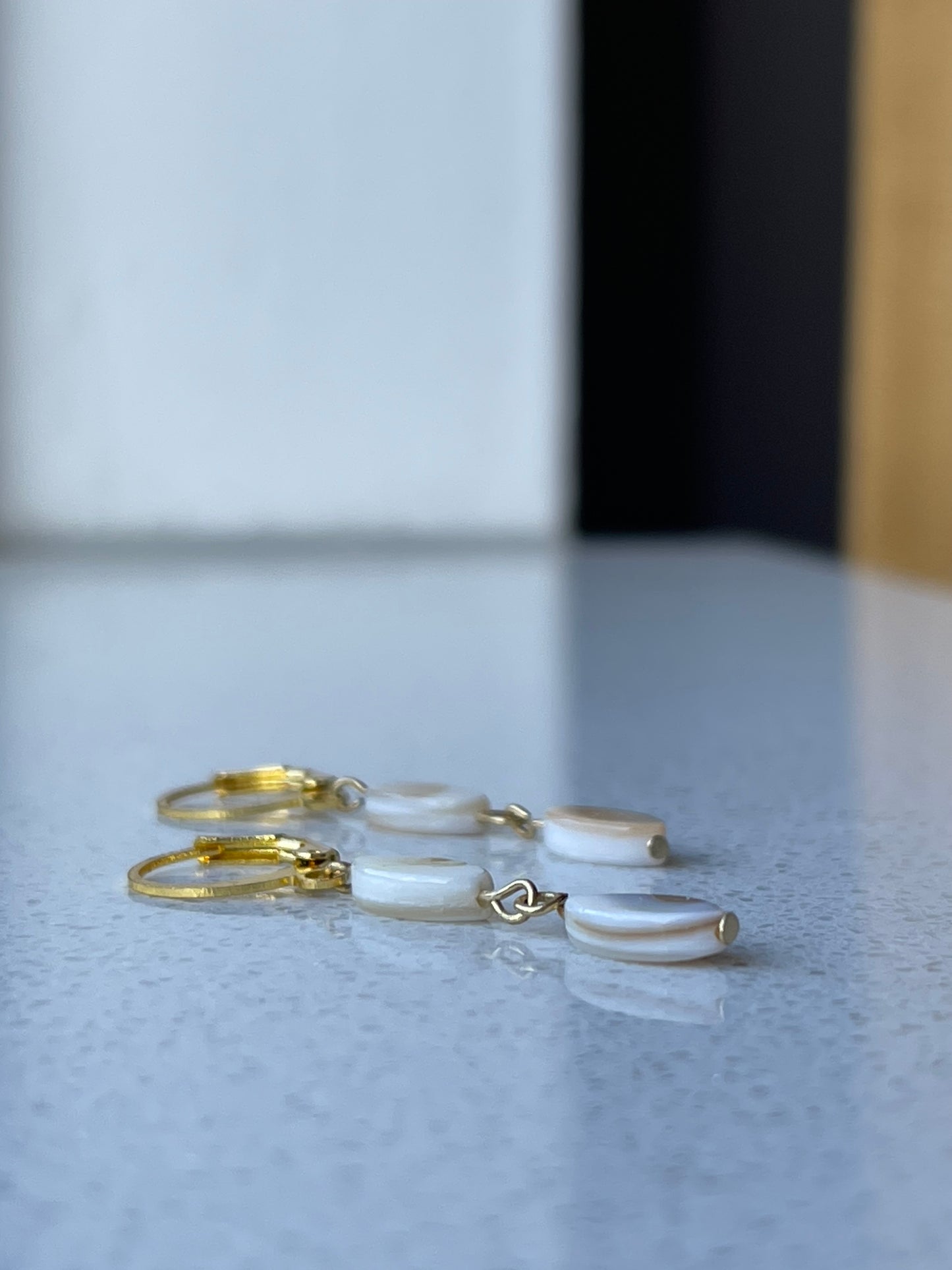 Shell Earrings Oval ❥
