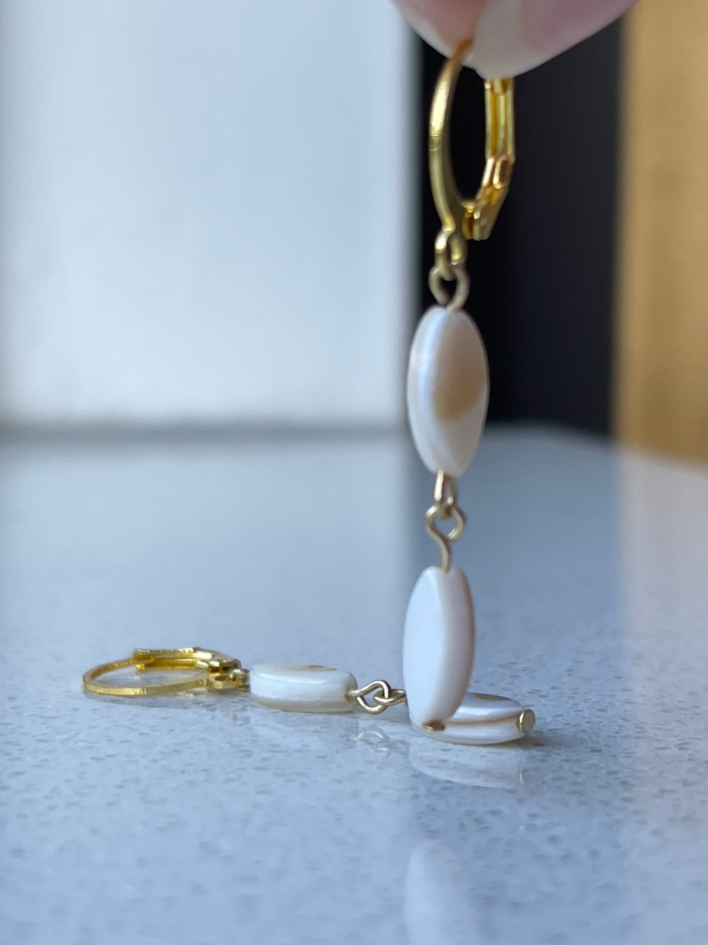 Shell Earrings Oval ❥