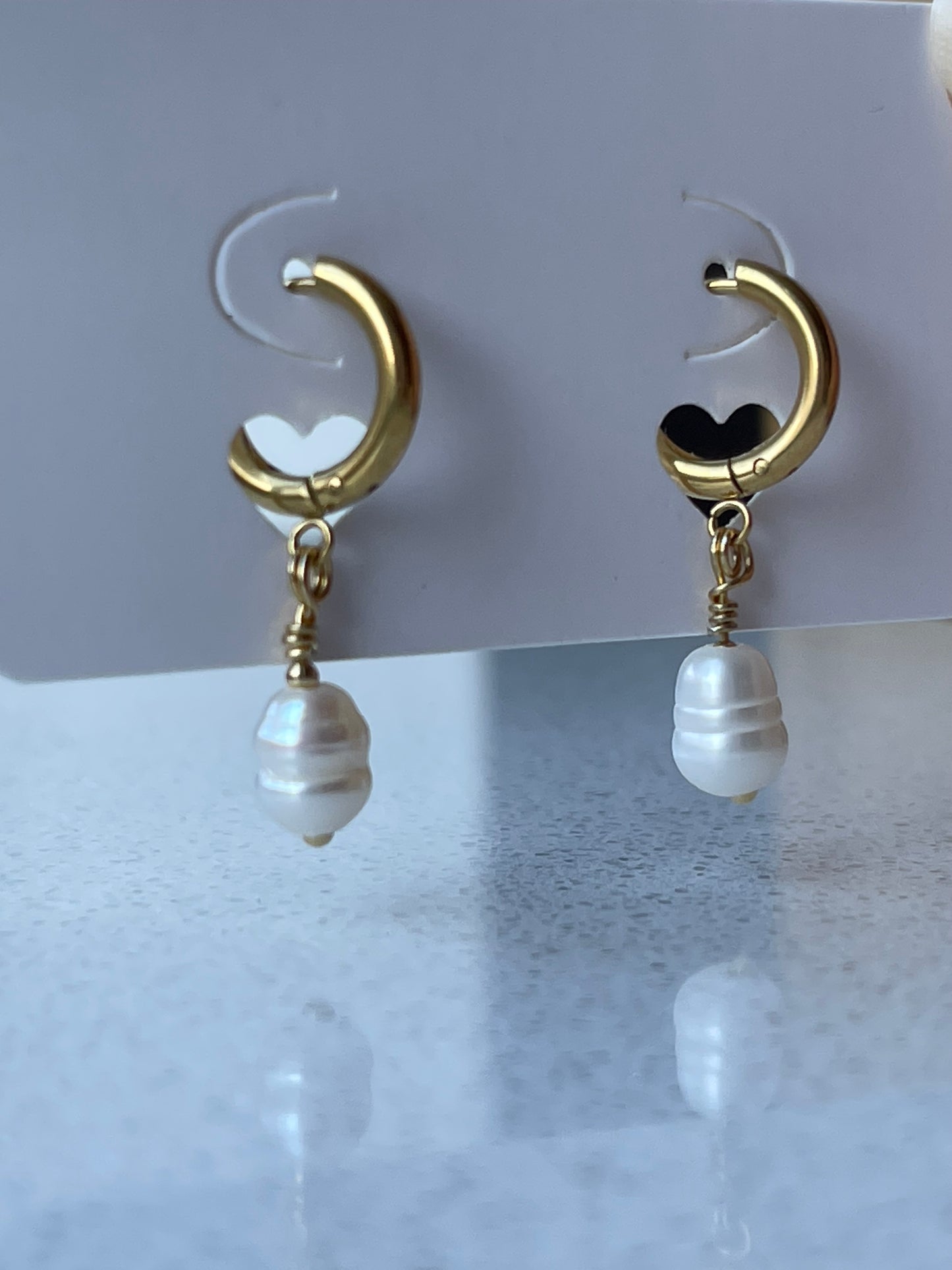 Pearl earrings ❥