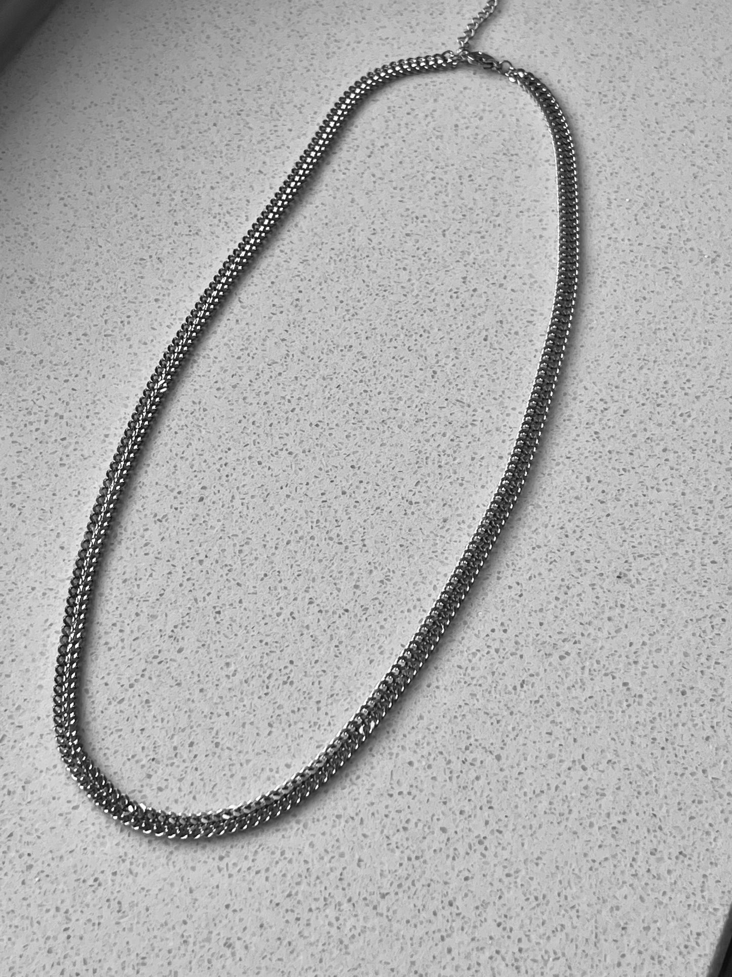 Brede chain ketting