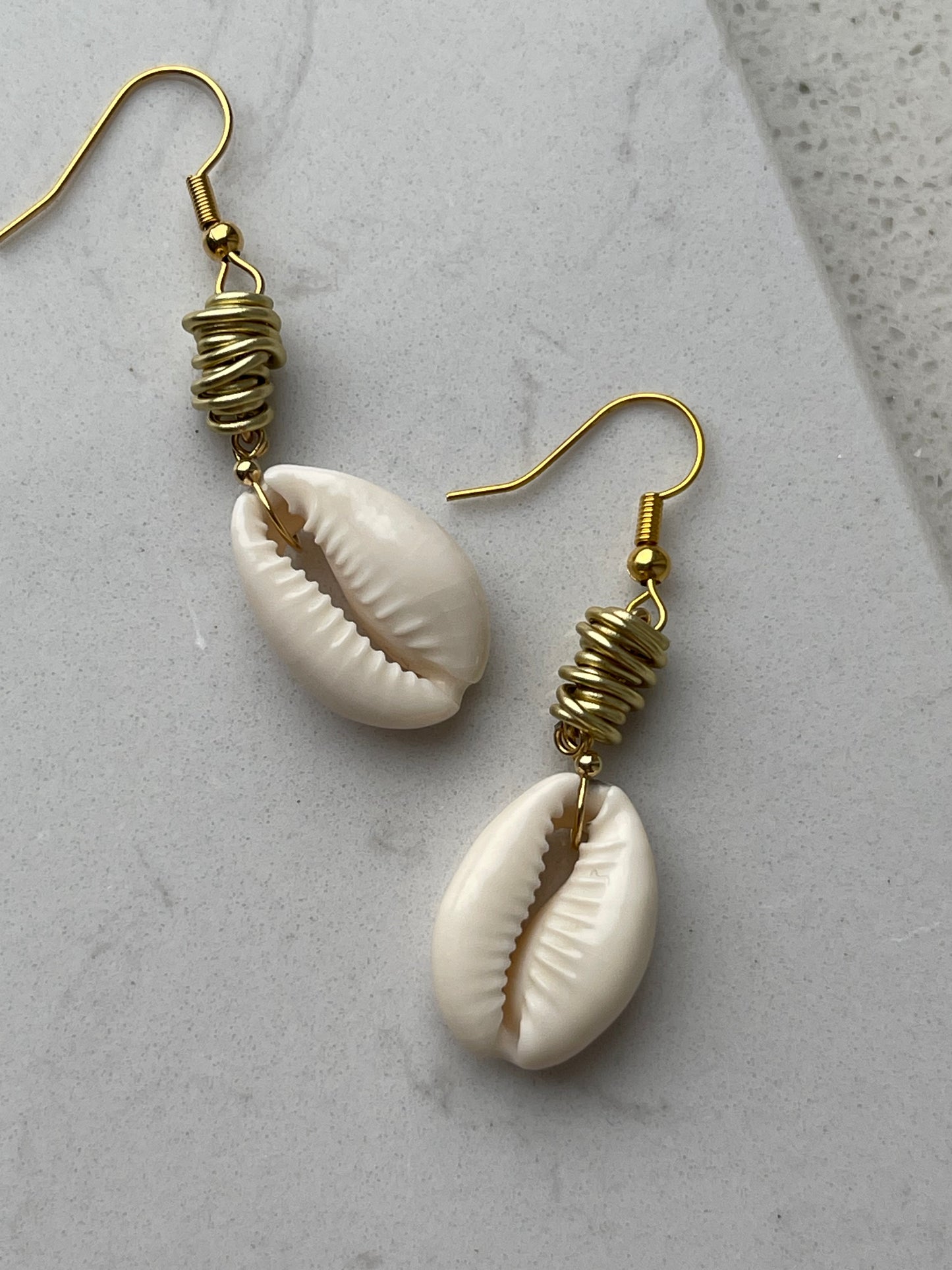 Earrings grote schelp ❥