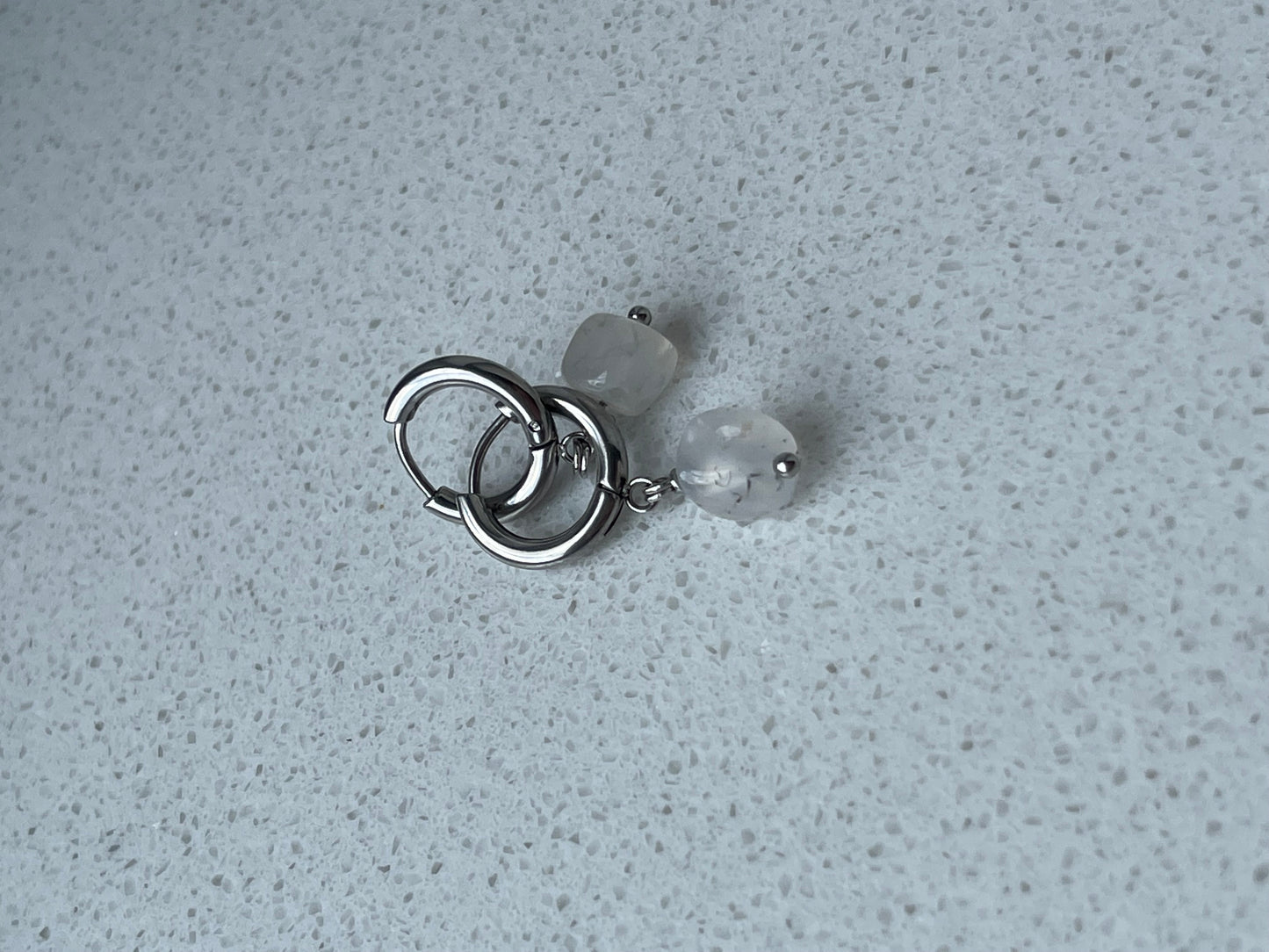 Agate earrings ❥