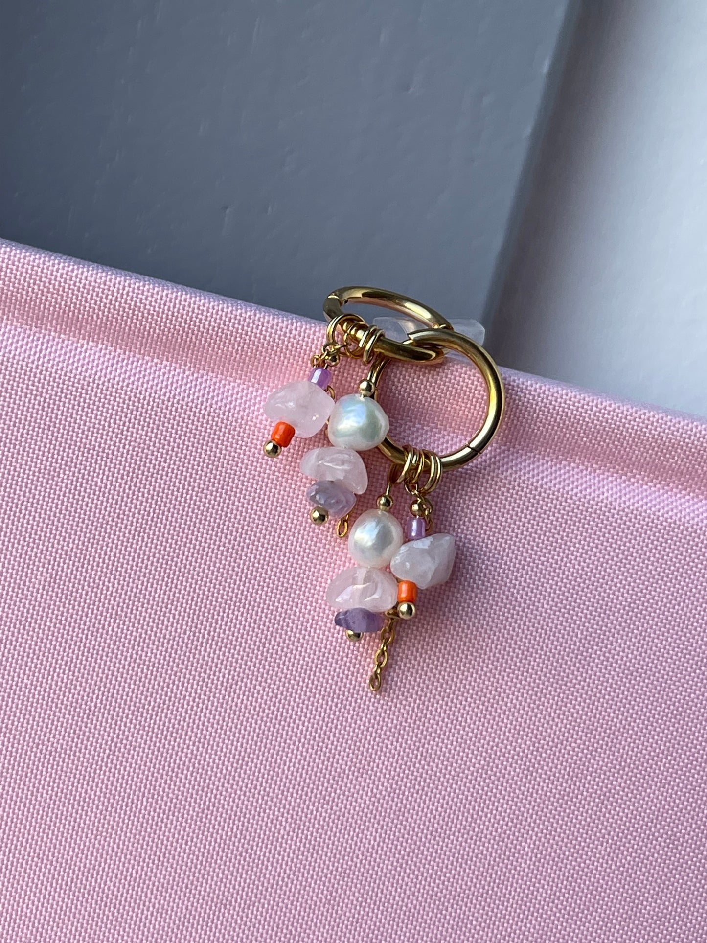 Crocus sativus earrings ❥