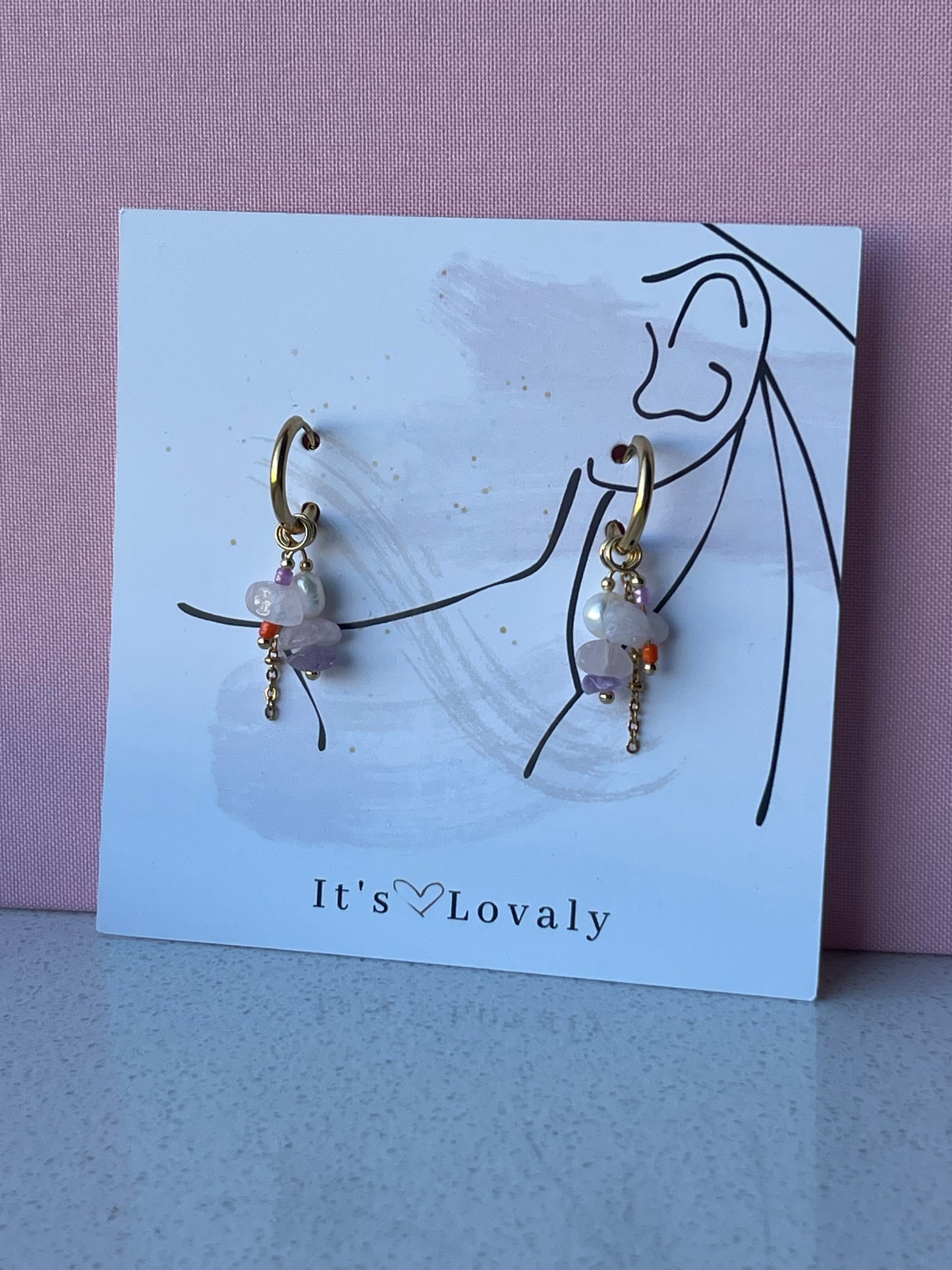 Crocus sativus earrings ❥