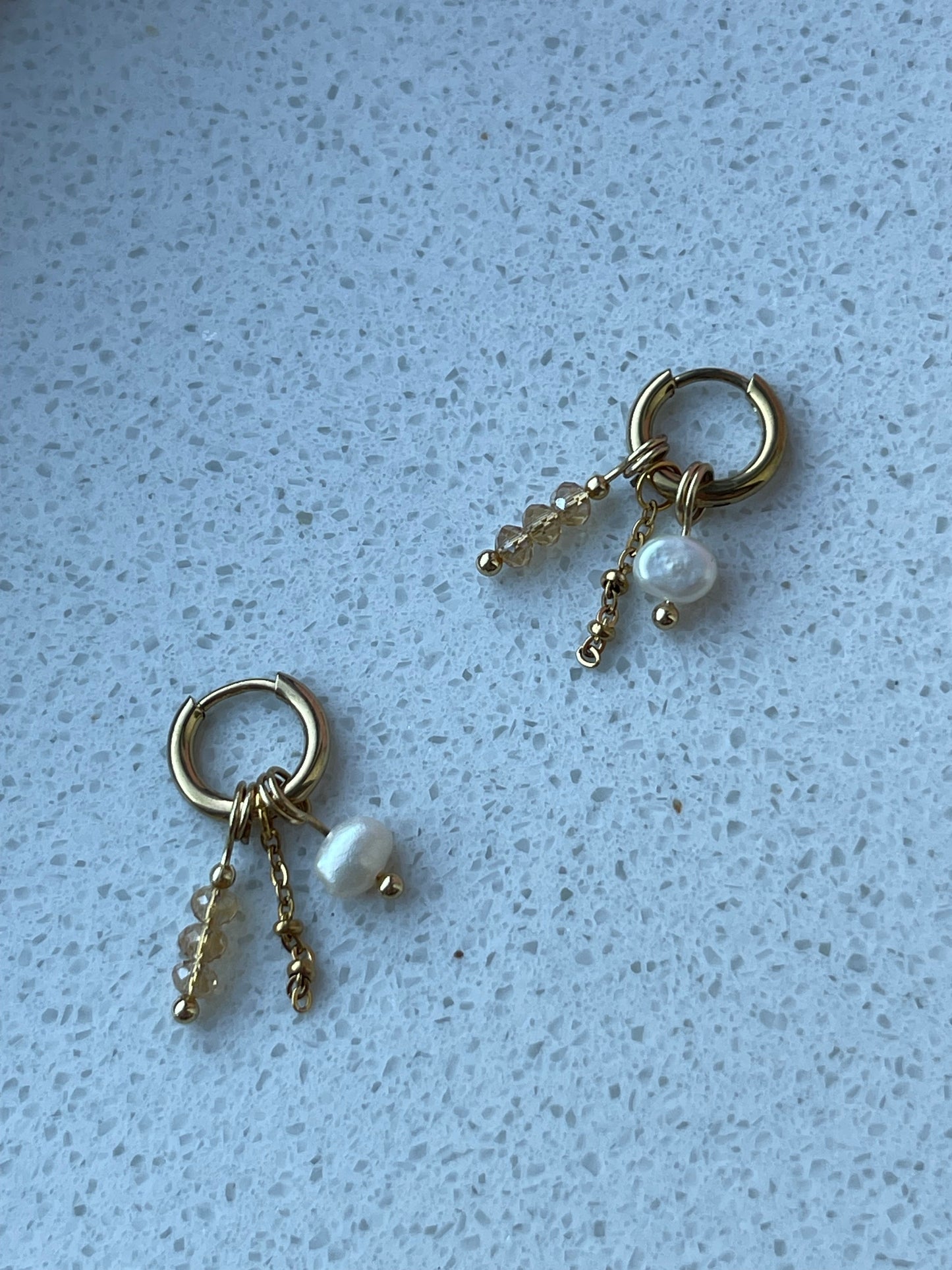 Dahlia Cafe Au Lait earrings ❥