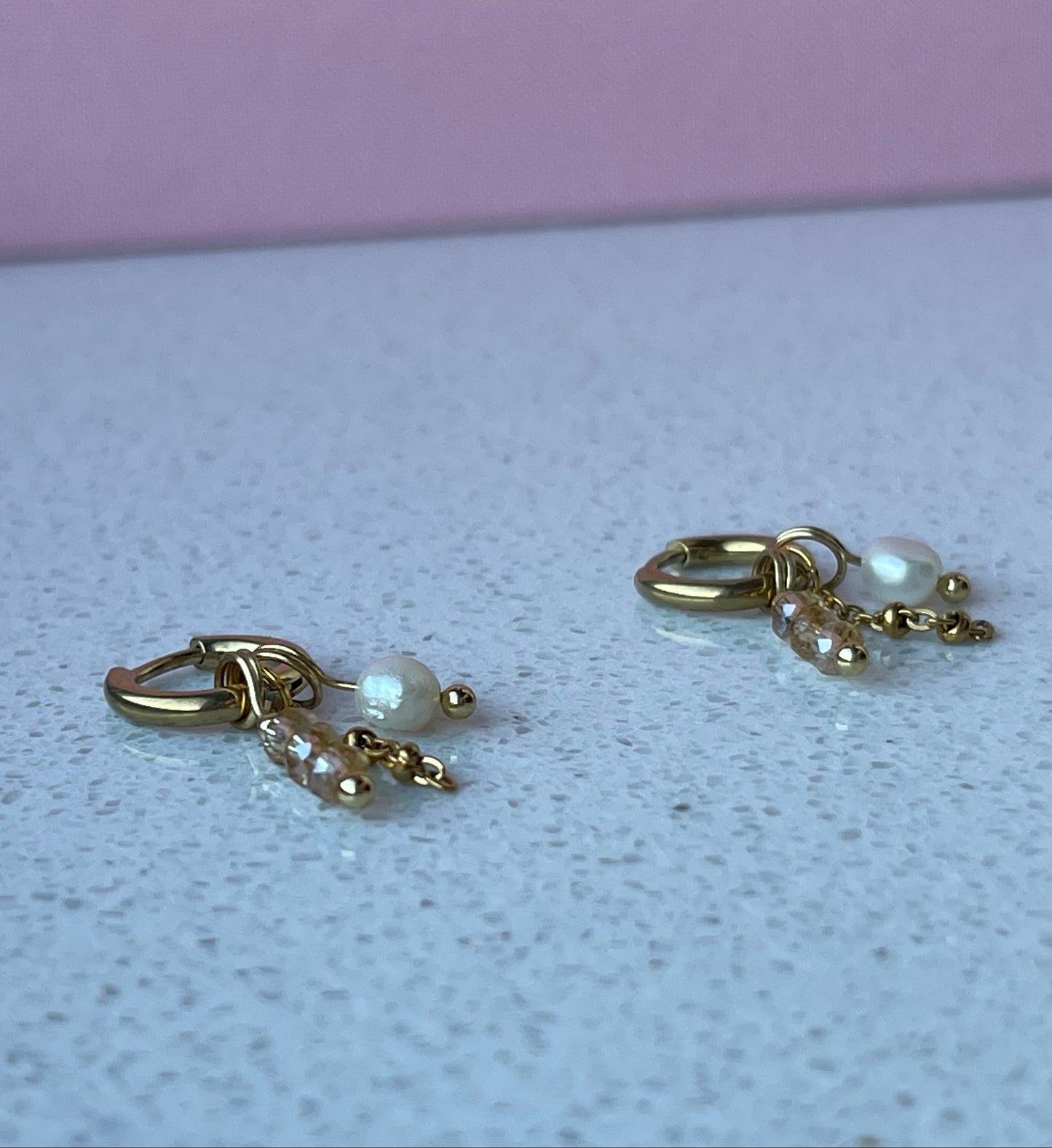 Dahlia Cafe Au Lait earrings ❥