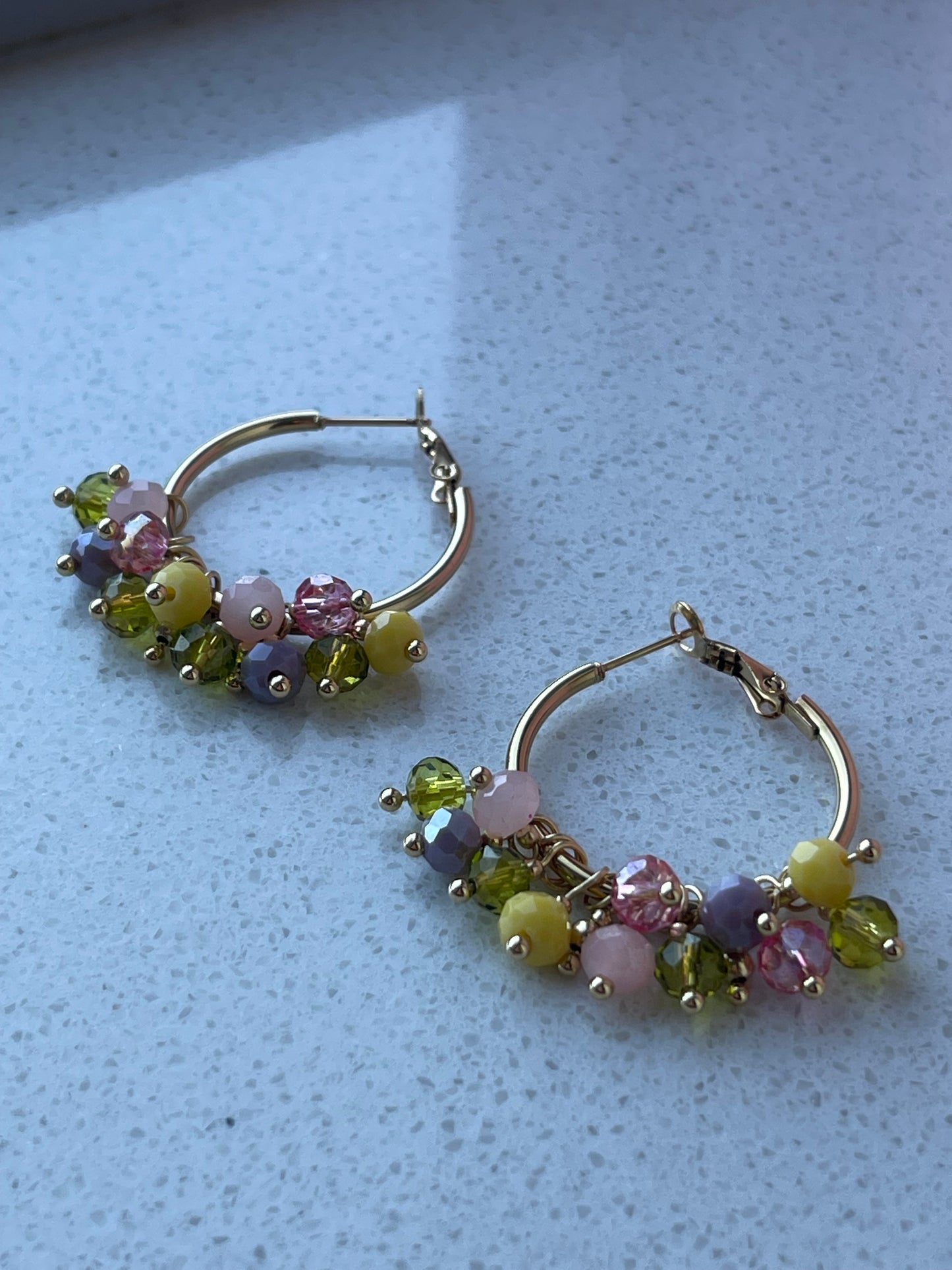 Multicolored Hyacint earrings ❥