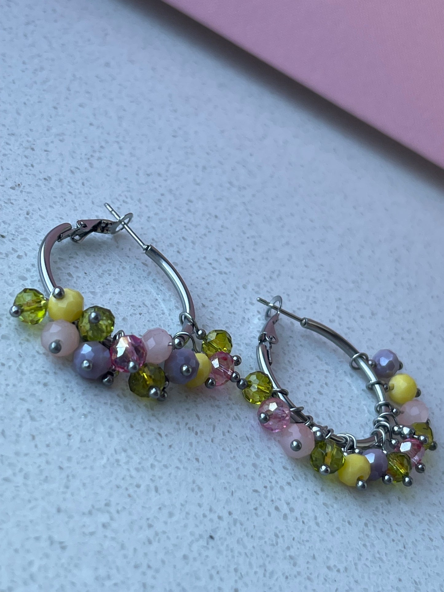 Multicolored Hyacint earrings ❥