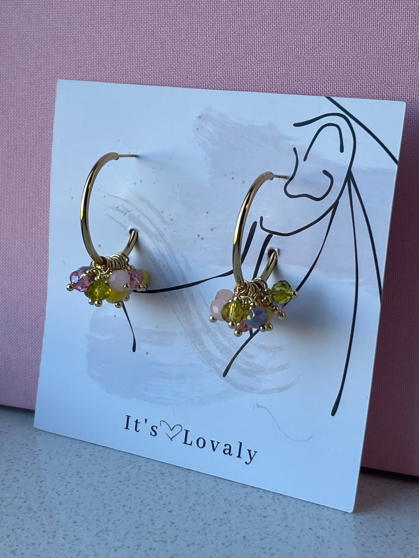 Multicolored Hyacint earrings ❥