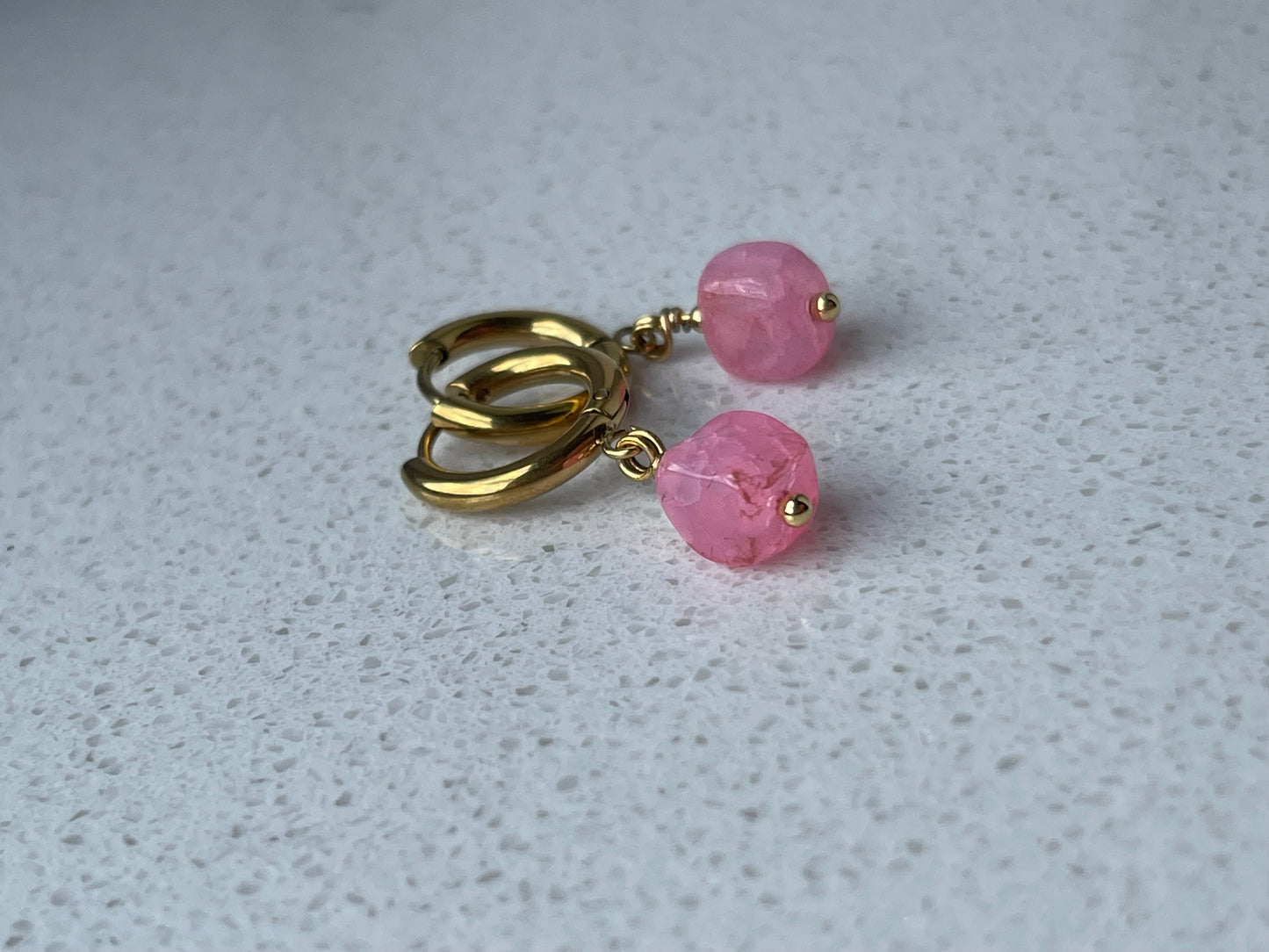 Agate earrings ❥