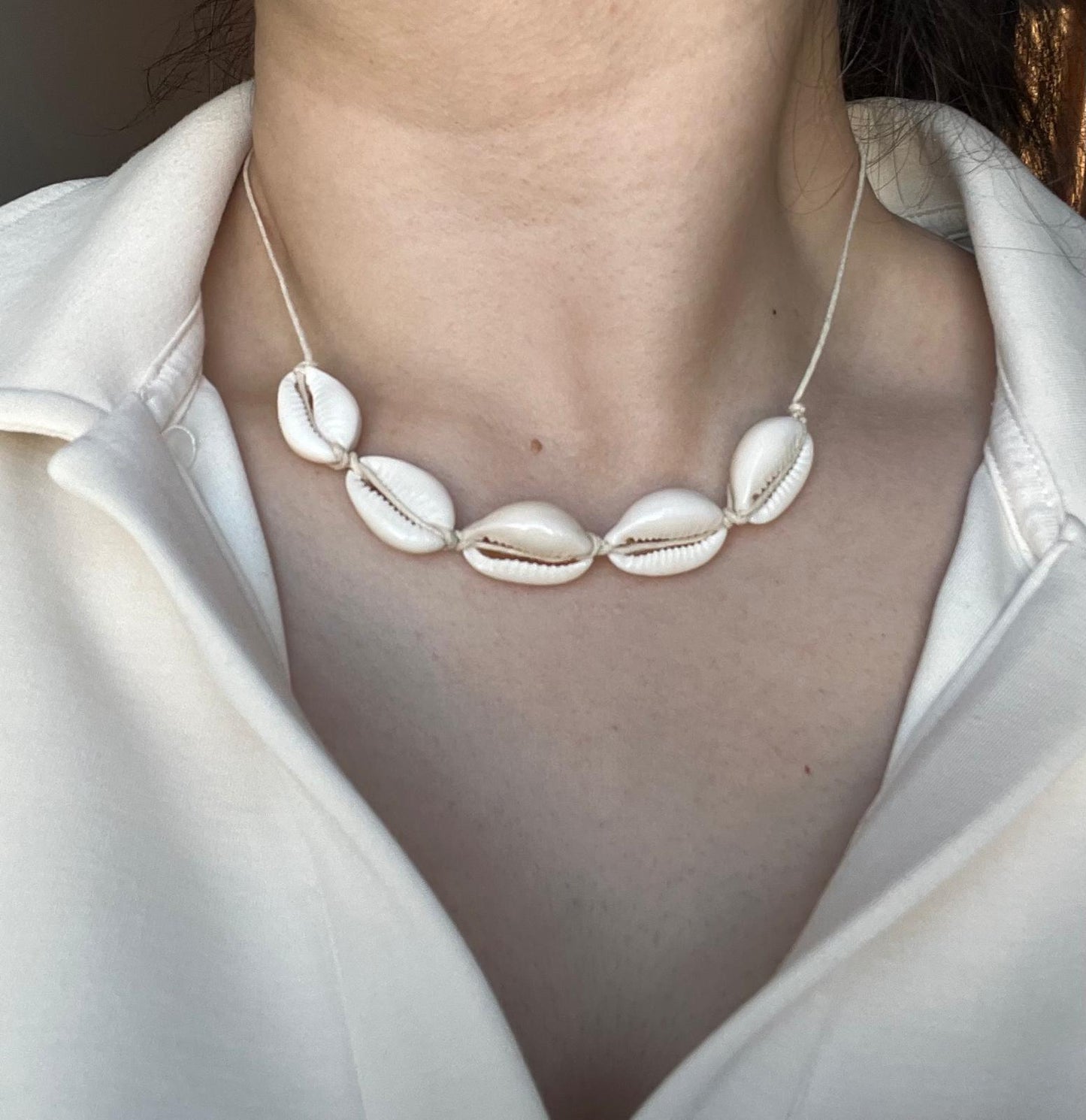 Ketting met grote schelpen ❥