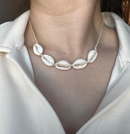 Ketting met grote schelpen ❥
